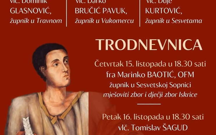 Proslava župne svetkovine sv. Luke evanđelista u Travnom